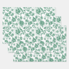 Felinos florais (verdes)