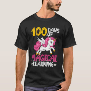 Feliz 100º Dia De Unicórnio Camisa 100 Dias De Cri