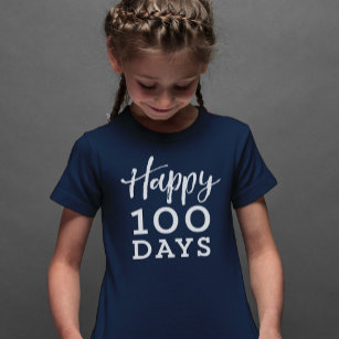 Feliz 100 dias de camisa da escola
