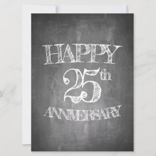 Feliz 25 do conselho de giz