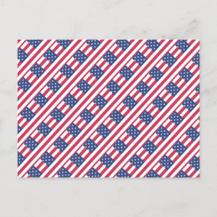 Feliz 4 de Julho, cartão postal do Dia da Independ