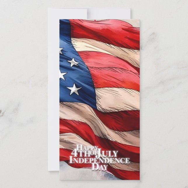 Feliz 4 de julho - Dia da Independência (Frente)