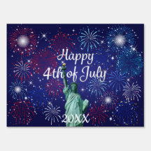 Feliz 4 de julho do Fireworks