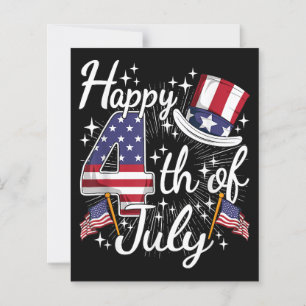 Feliz 4 De Julho Patriótico, Bandeira Americana, H