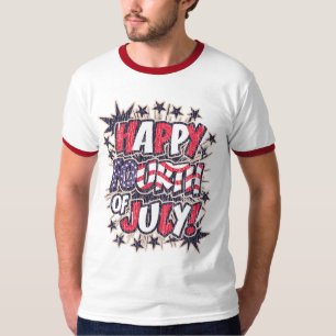 Feliz 4 de julho, Ringer T-Shirt