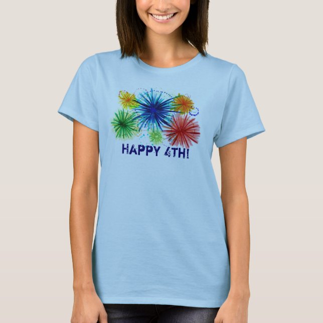 Feliz 4 mulheres camisa (Frente)