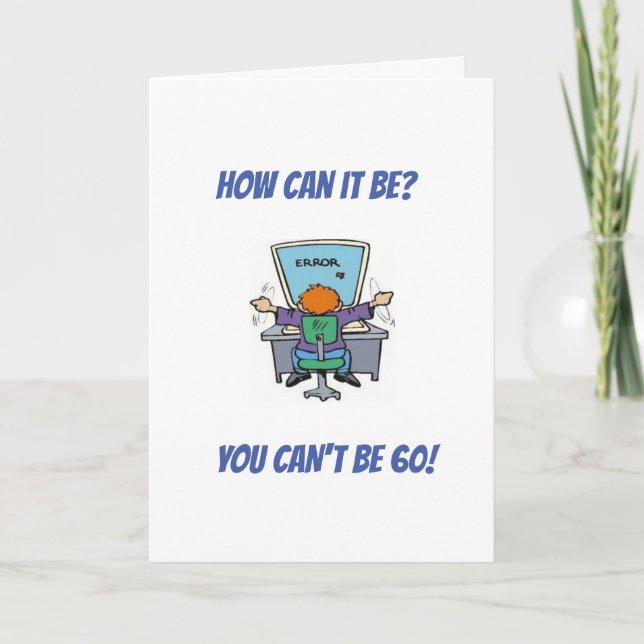 **FELIZ 60º ANIVERSÁRIO** CARTÃO (Frente)