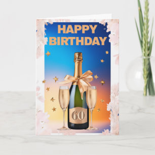 Feliz 60º Cartão de Aniversário