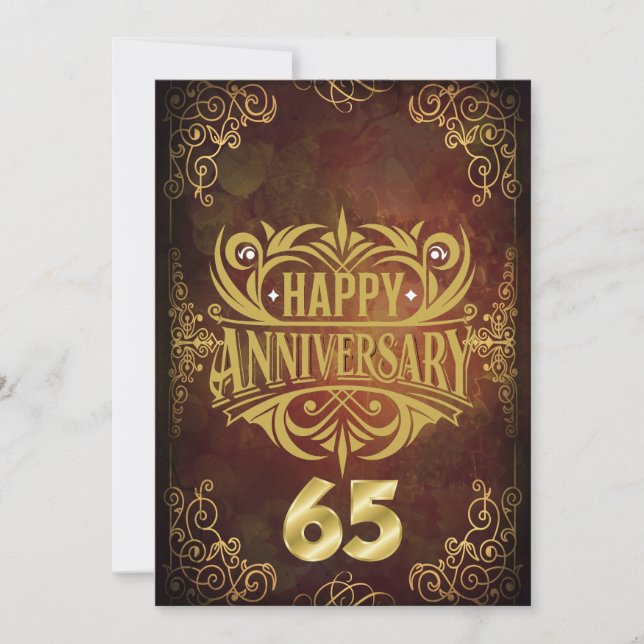 Feliz 65º Aniversário (Frente)