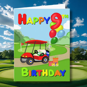 Feliz 9.º Aniversário do Cartão de Golfe dos Red B