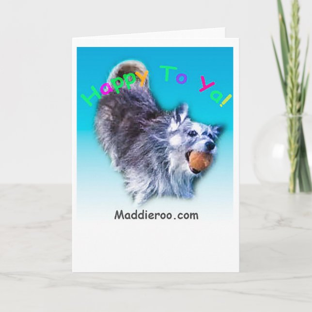 Feliz a Ya! Cartão (Frente)