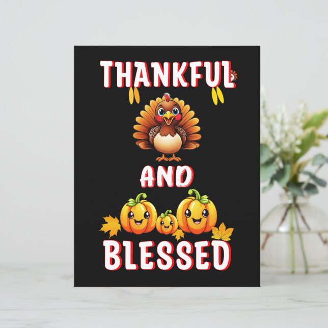 Feliz Abençoado 23 Maple de novembro dos EUA Ação  (Em pé/Frente)