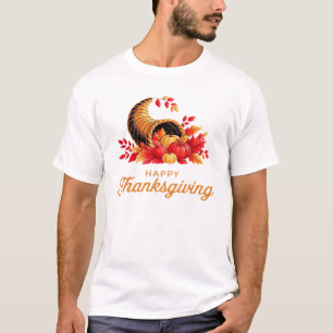 FELIZ AÇÃO DE GRAÇAS Camiseta Clássica.png