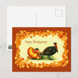 Feliz Ação de Graças. Cartões postais Design de Vi