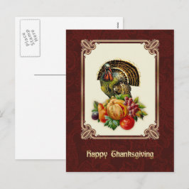 Feliz Ação de Graças. Cartões postais Design de Vi