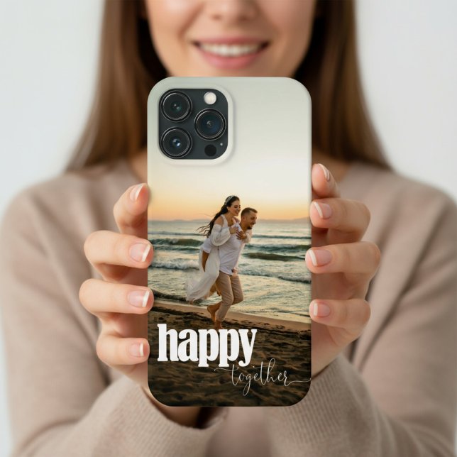 Feliz Agrupamento de Palavras (happy together photo phonecase)