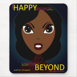 Feliz além de Mousepad