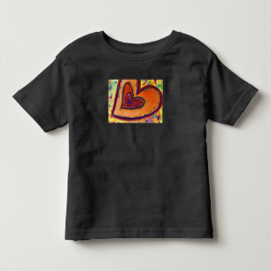 Feliz Amor Corações Arte Personalizada Camiseta