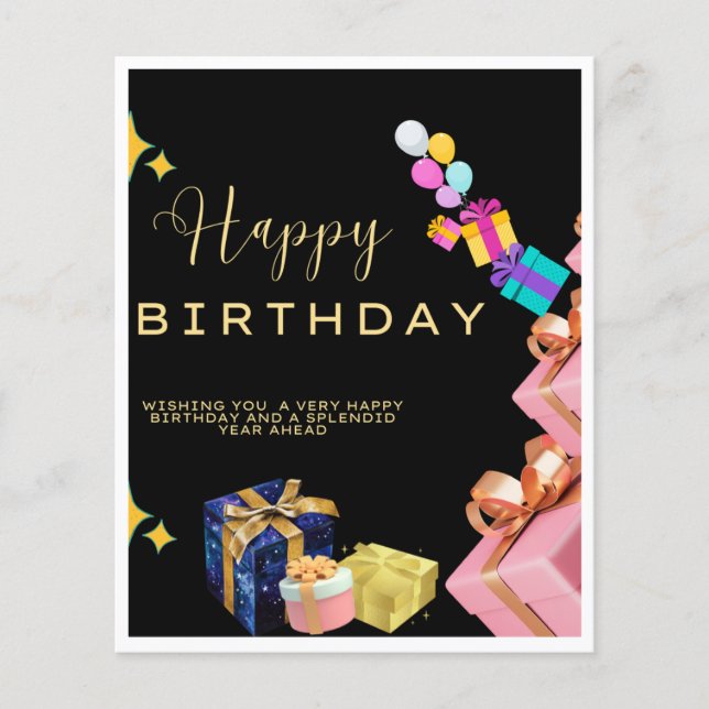 Feliz aniversário (Frente)