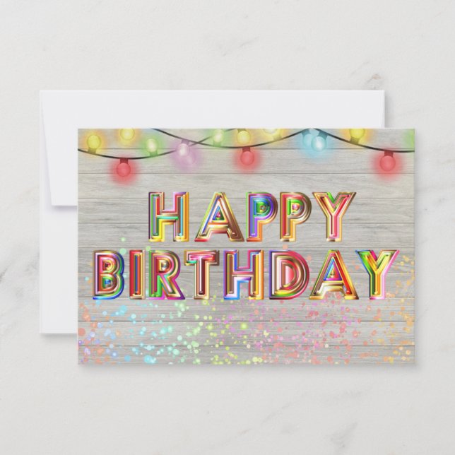 Feliz aniversário (Frente)