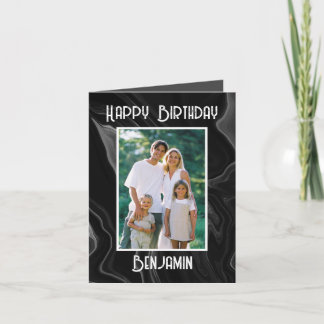 Feliz aniversário ao meu marido cartão com fotos m