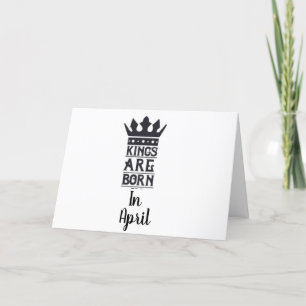 FELIZ ANIVERSÁRIO AO MEU NASCER DE "REI" NA CARTÃO