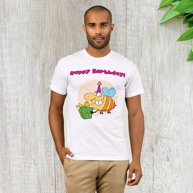 Feliz Aniversário, Bebê Mens T-Shirt (Criador carregado)