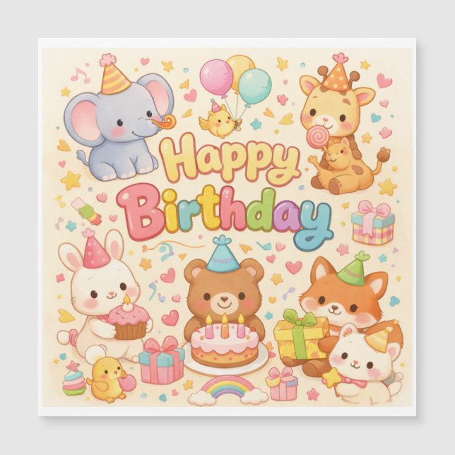 Feliz Aniversário bebês (Frente)