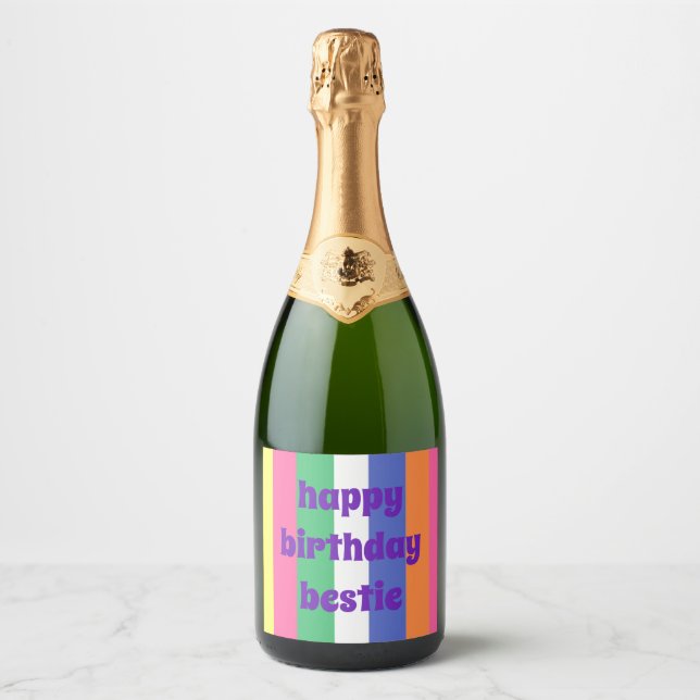 Feliz Aniversário Bestido Vinho Espumante (Frente)