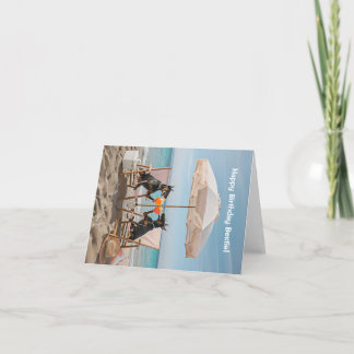 Feliz Aniversário Bestie Cão Inspirou Cartões de A