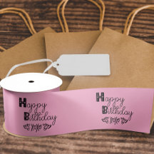 Feliz Aniversário, Bonitão, Tipografia Rosa