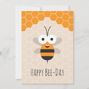 Feliz Aniversário Bonito Mel de Abelhas de mel