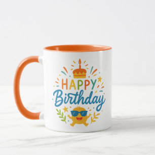 Feliz Aniversário   Caneca Combo Cute Sunshine