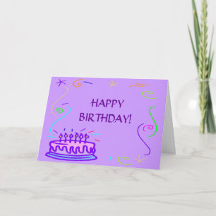 FELIZ ANIVERSÁRIO! Cartão de Saudação