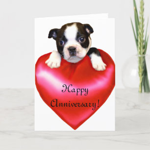 Feliz Aniversário - Cartão de Saudação Terrier de