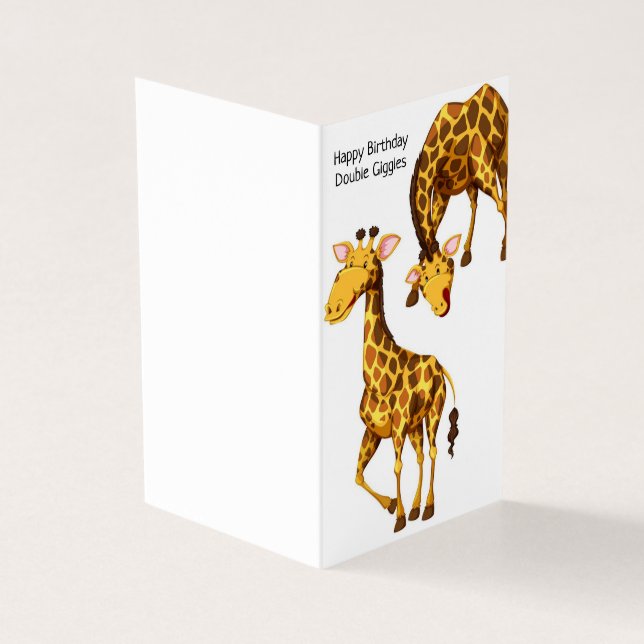 Feliz Aniversário - Cartão Infantil (Exterior)