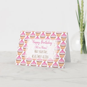 Feliz Aniversário - Cartão Personalizado de Cupc