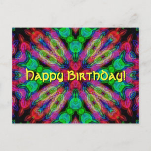 Feliz aniversário! Cartão Postal