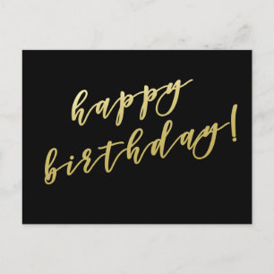 Feliz Aniversário   Cartão Postal com Letra de Our