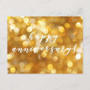 Feliz Aniversário Cartão Postal Glamouroso com Faí