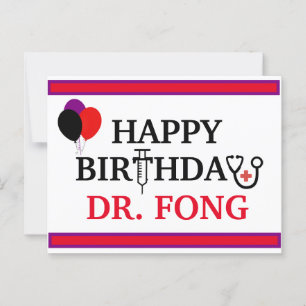 Feliz Aniversário - Cartão Postal Médico da Assist