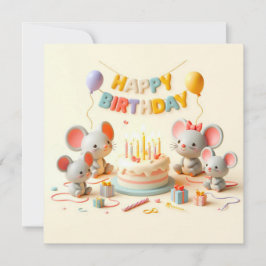 Feliz Aniversário - Cartões Saudáveis