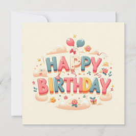 Feliz Aniversário - Cartões Saudáveis