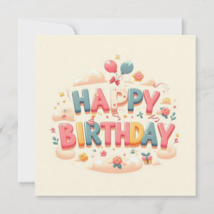 Feliz Aniversário - Cartões Saudáveis