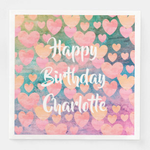 Feliz aniversário #Charlotte - Os guardanapos da