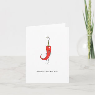 Feliz Aniversário, Coisa Quente. Cartão de Anive