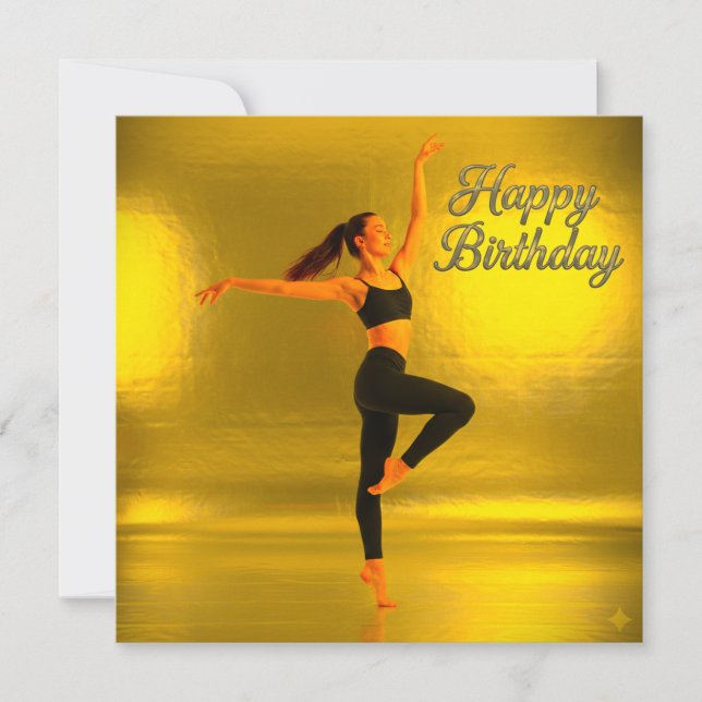 FELIZ ANIVERSÁRIO COM UMA GAROTA DANÇOSA (Frente)