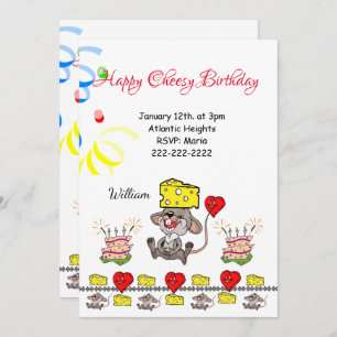 Feliz Aniversário Convite Cheesy Birthday Wild One