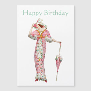 Feliz Aniversário da Mulher Vintage 1900