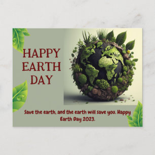 FELIZ ANIVERSÁRIO DA TERRA Cartão postal